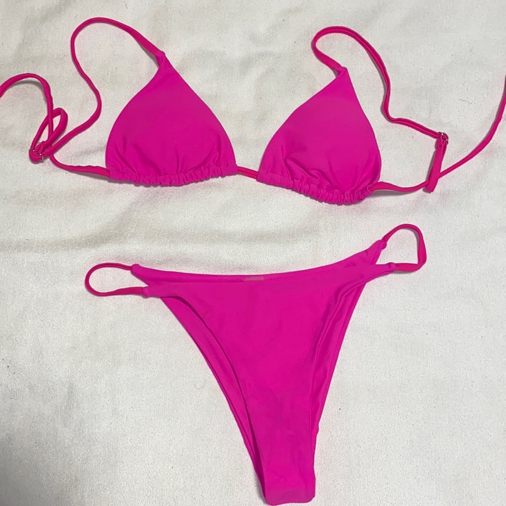 SHEIN tiny pink bikini - Sz small